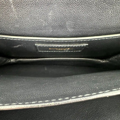 Saint Laurent YSL Canvas Small Le Monogramme Besace Bag Beige / sehr gut