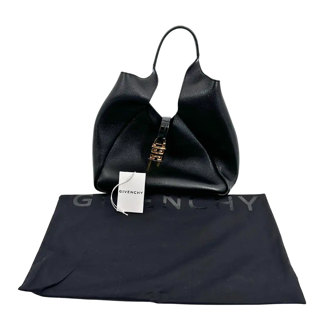 Givenchy G-Hobo Kalbsleder Umhängetasche Medium schwarz / neuwertig Givenchy