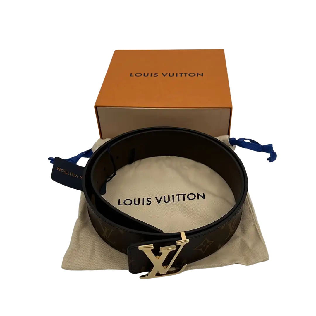 Louis Vuitton M0323U LV Initiales Wendegürtel 40 mm und 90cm braun / ungetragen Louis Vuitton