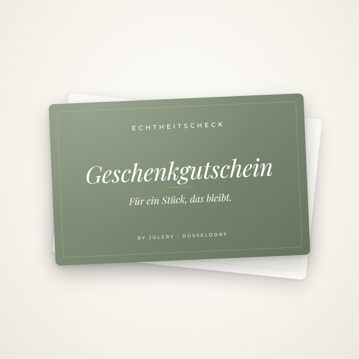 Geschenkgutschein von Echtheitscheck
