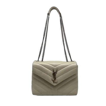 Saint Laurent LouLou Small Tasche beige-grau /gut Saint Laurent