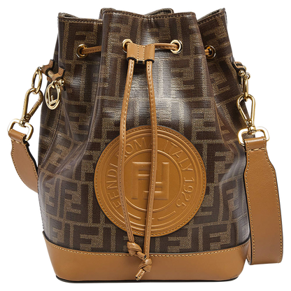 Fendi Mon Tresor Drawstring Bucket Bag braun / gut Fendi