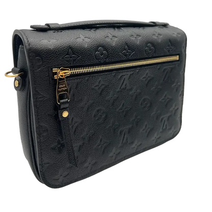Louis Vuitton Pochette Métis Empreinte Leder schwarz / neu Fullset - Echtheitscheck