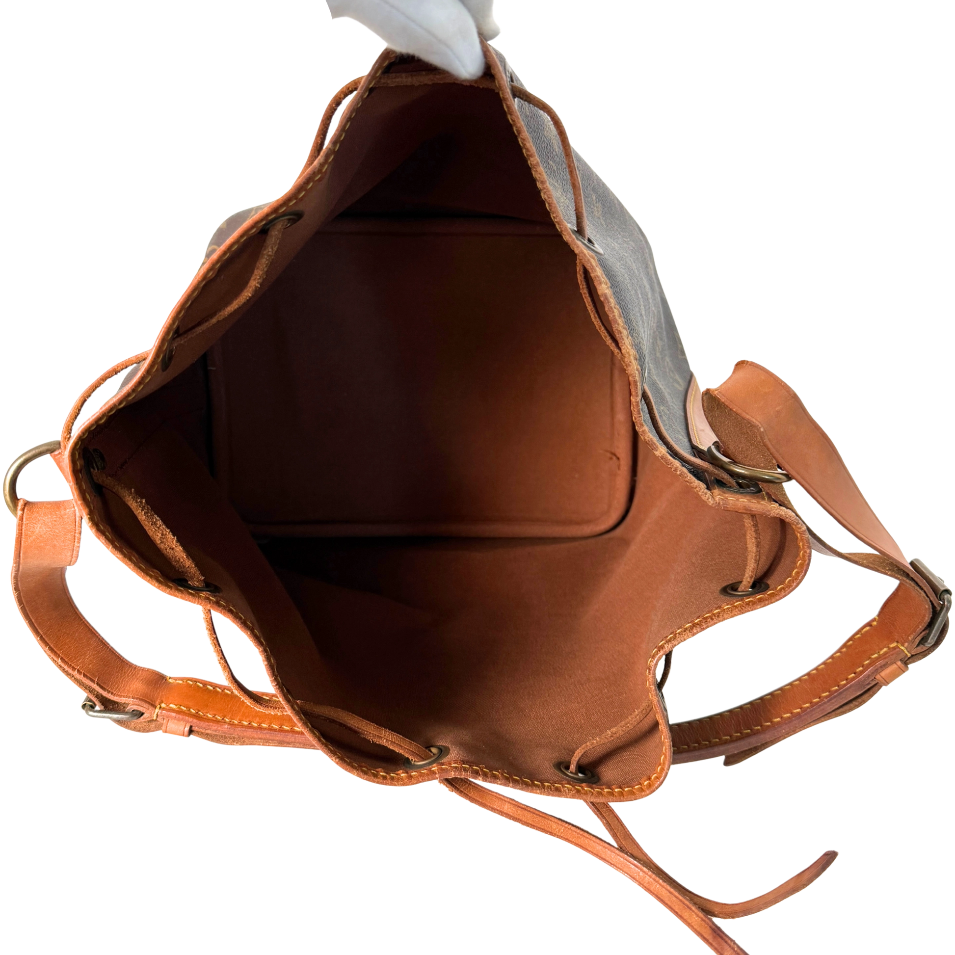 Louis Vuitton Petit Sac Noé Monogram Canvas Braun / gut Louis Vuitton