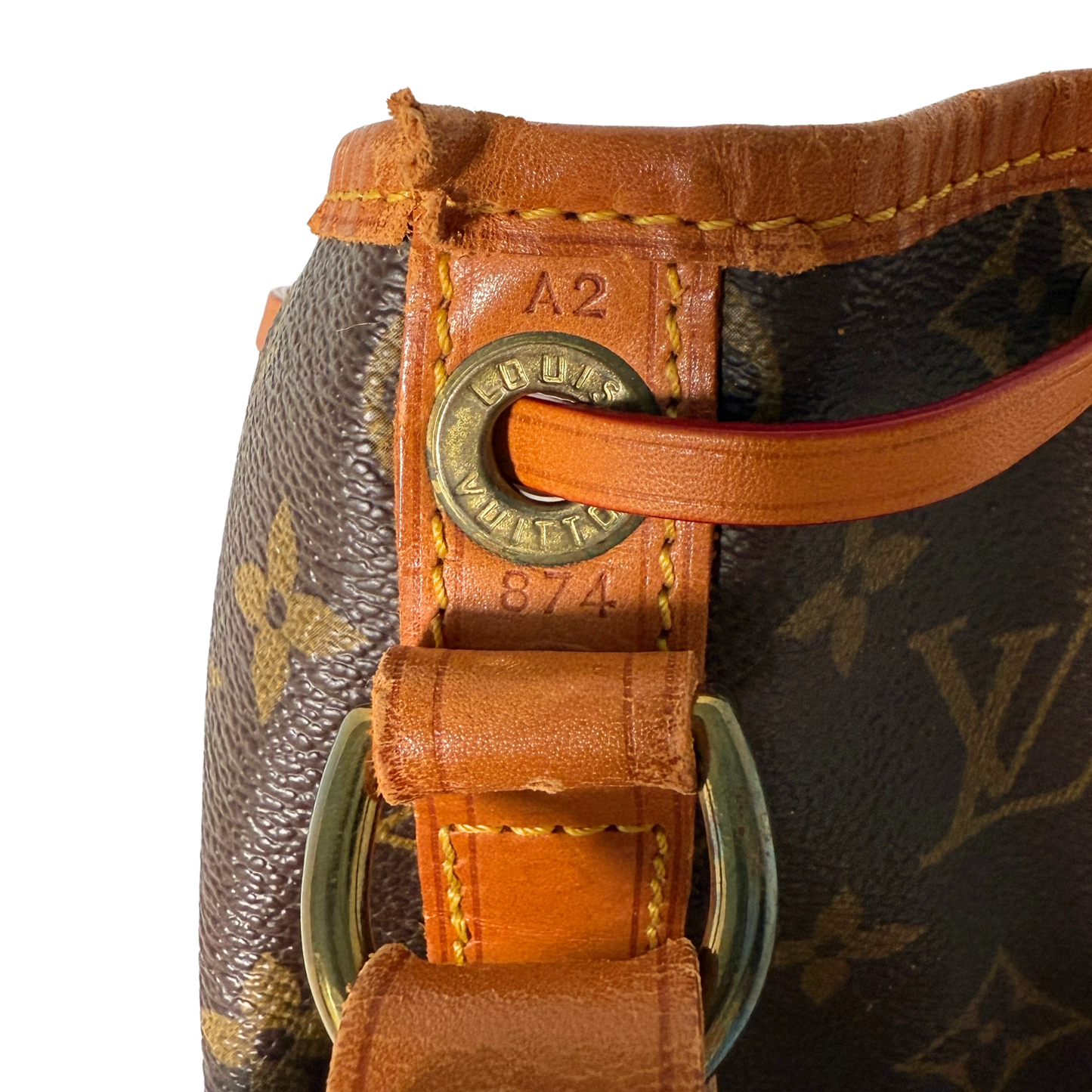 Louis Vuitton Grand Sac Noé Monogram Canvas Braun / gut