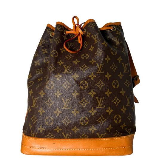 Louis Vuitton Grand Sac Noé Monogram Canvas Braun / gut