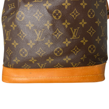 Louis Vuitton Grand Sac Noé Monogram Canvas Braun / gut