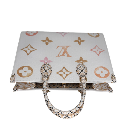 Louis Vuitton By the Pool OnTheGo MM Beige Monogram Giant Watercolor M22975 / neuwertig Echtheitscheck