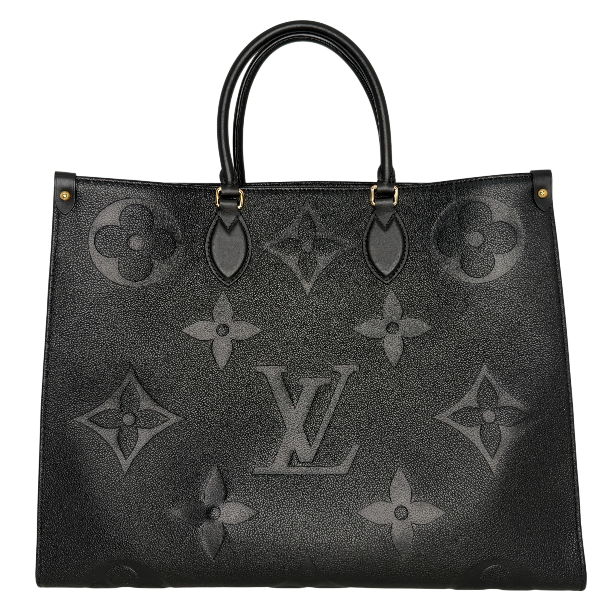 Louis Vuitton OnTheGo GM Monogram Empreinte Schwarz Gold Louis Vuitton