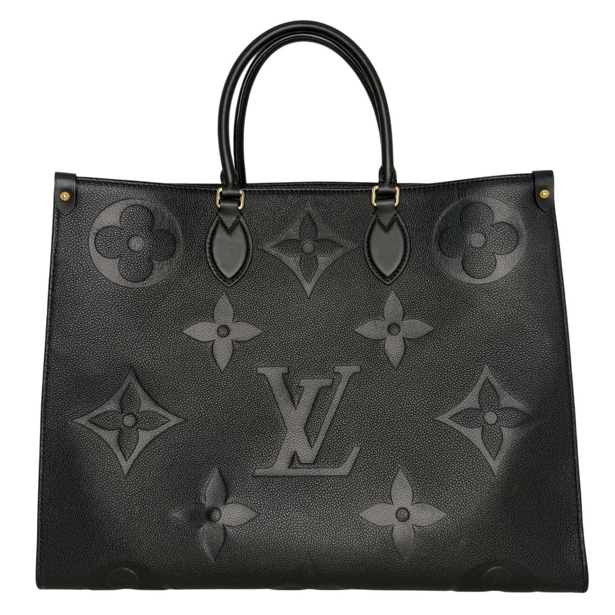 Louis Vuitton OnTheGo GM Monogram Empreinte Schwarz Gold Louis Vuitton