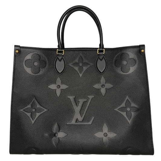 Louis Vuitton OnTheGo GM Monogram Empreinte Schwarz Gold Louis Vuitton
