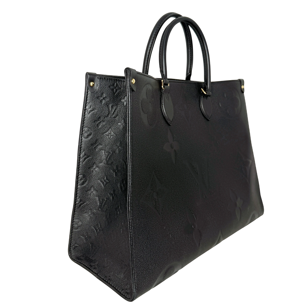 Louis Vuitton OnTheGo GM Monogram Empreinte Schwarz Gold Louis Vuitton