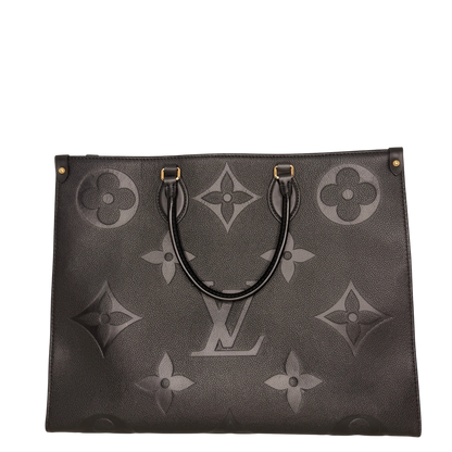 Louis Vuitton OnTheGo GM Monogram Empreinte Schwarz Gold Louis Vuitton