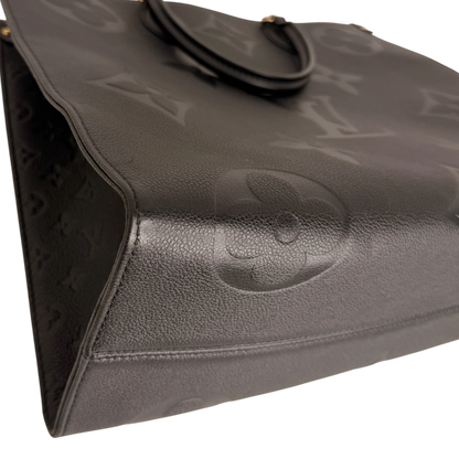 Louis Vuitton OnTheGo GM Monogram Empreinte Schwarz Gold Louis Vuitton