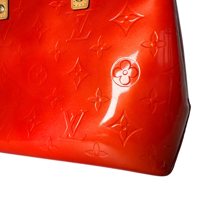 Louis Vuitton Reade PM Handtasche Monogram Vernis Rot / gut Louis Vuitton