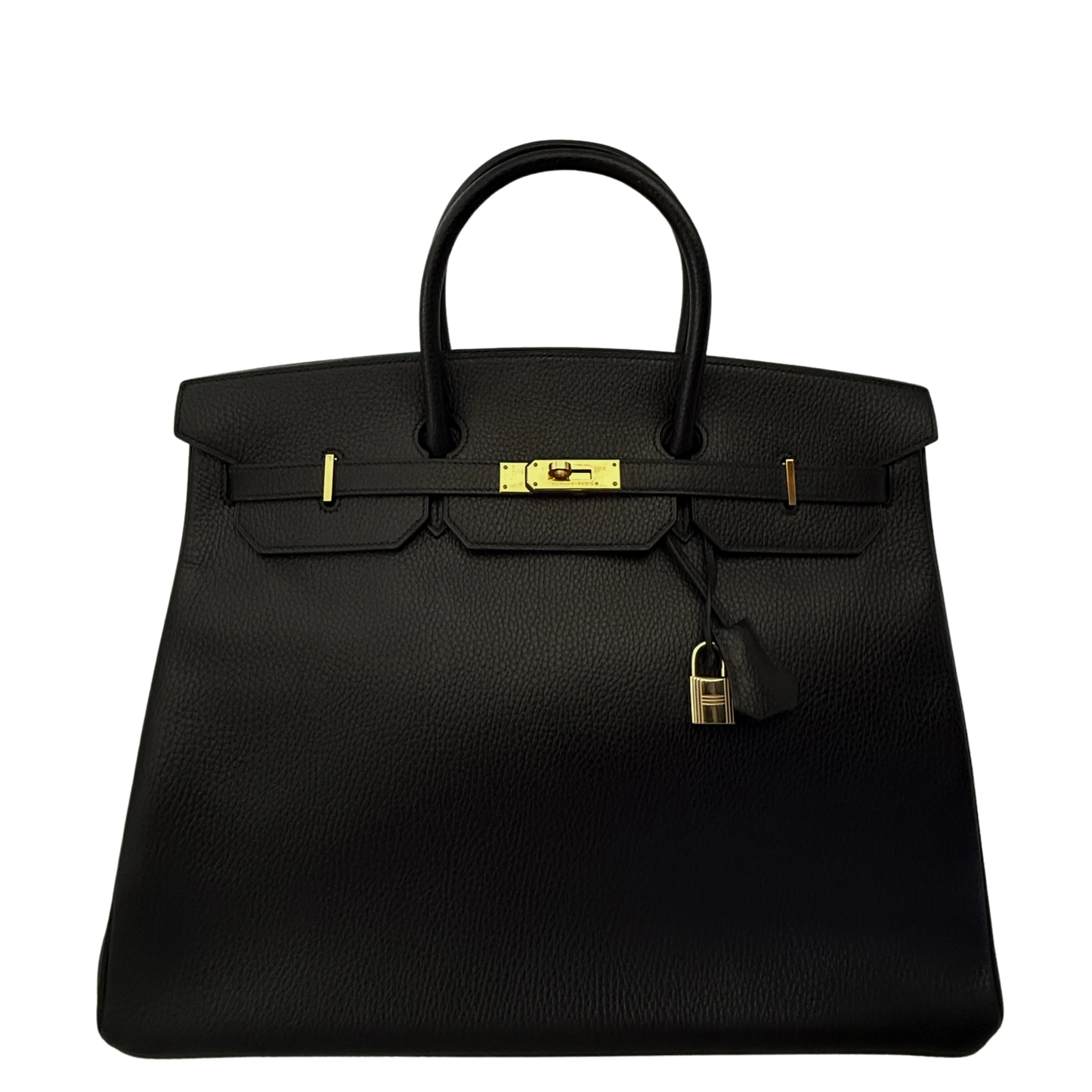 Hermès Birkin Bag 40 Clemence Leder Schwarz Gold Hardware 1998 / sehr gut Hermès