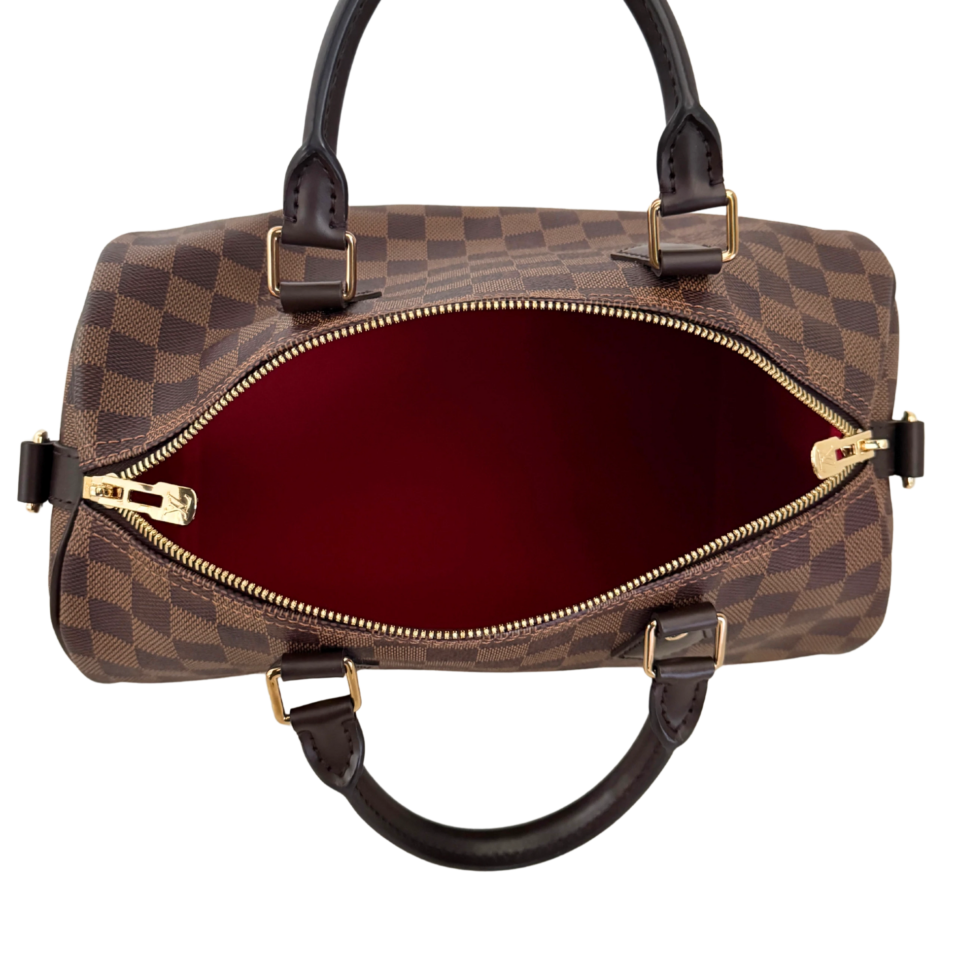 Louis Vuitton Speedy 30 Bandoulière Damier Ebene N40590 Braun Fullset / neuwertig Louis Vuitton