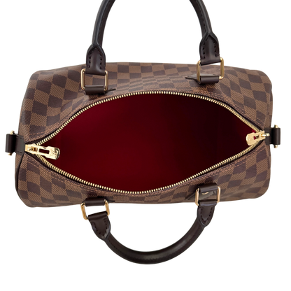 Louis Vuitton Speedy 30 Bandoulière Damier Ebene N40590 Braun Fullset / neuwertig Louis Vuitton