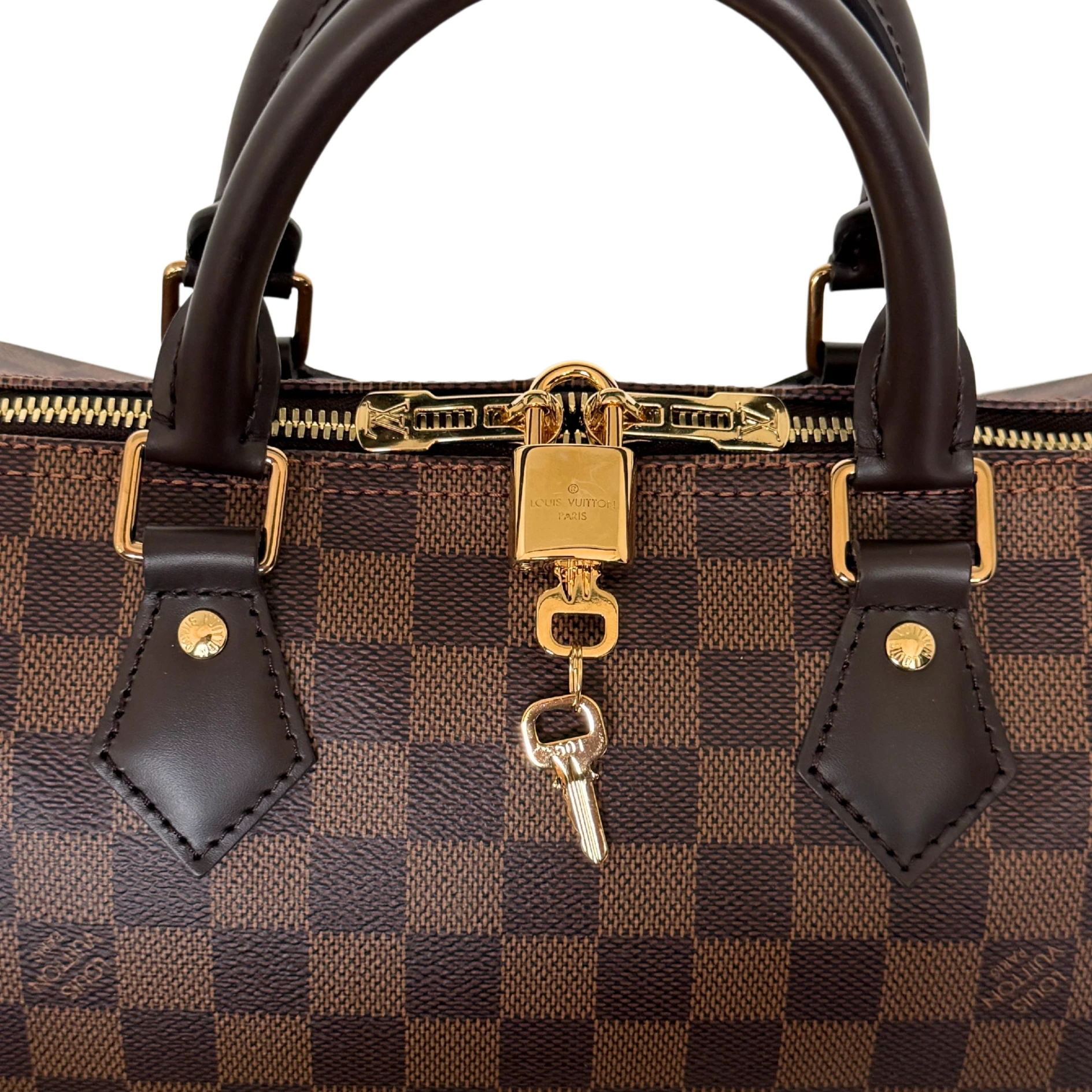 Louis Vuitton Speedy 30 Bandoulière Damier Ebene N40590 Braun Fullset / neuwertig Louis Vuitton