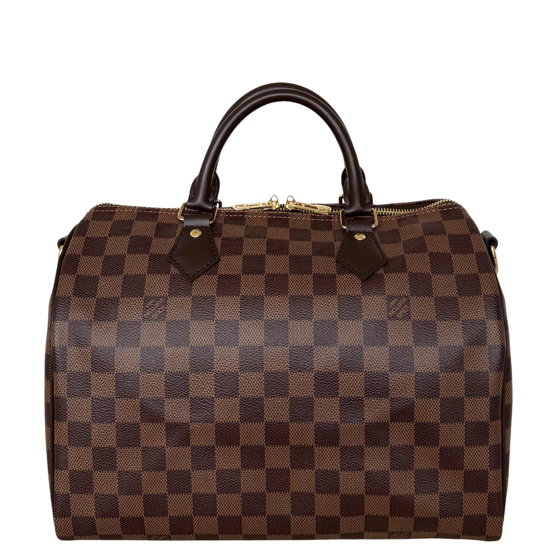 Louis Vuitton Speedy 30 Bandoulière Damier Ebene N40590 Braun Fullset / neuwertig Louis Vuitton