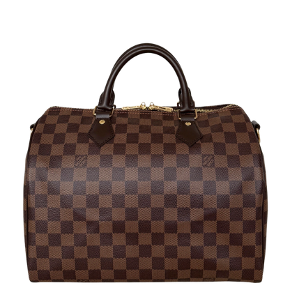 Louis Vuitton Speedy 30 Bandoulière Damier Ebene N40590 Braun Fullset / neuwertig Louis Vuitton