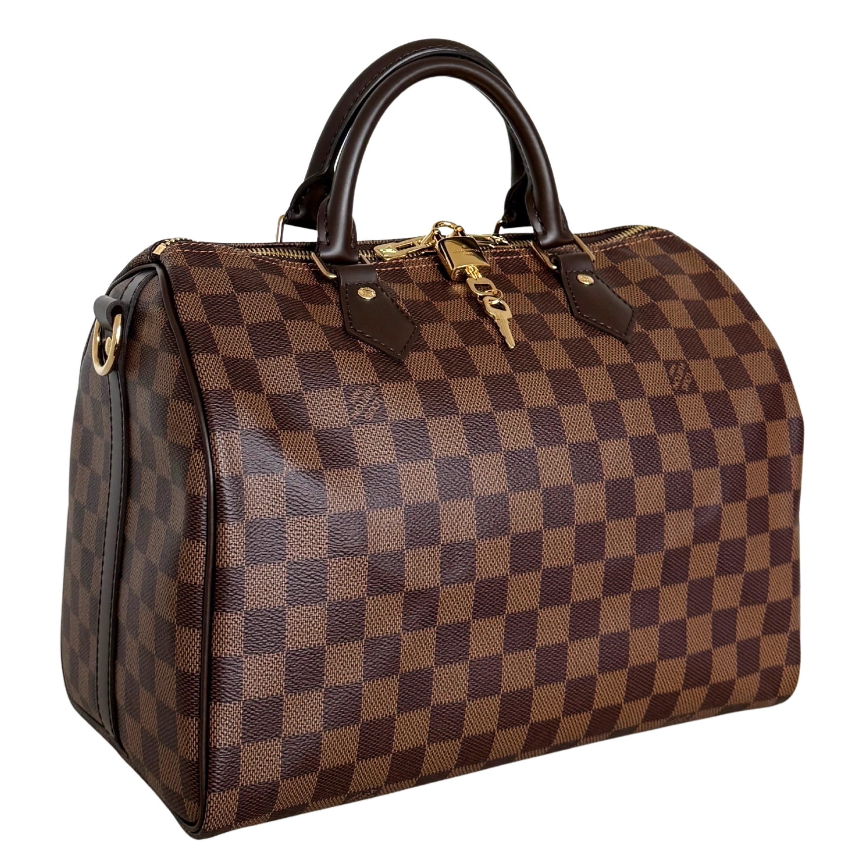 Louis Vuitton Speedy 30 Bandoulière Damier Ebene N40590 Braun Fullset / neuwertig Louis Vuitton