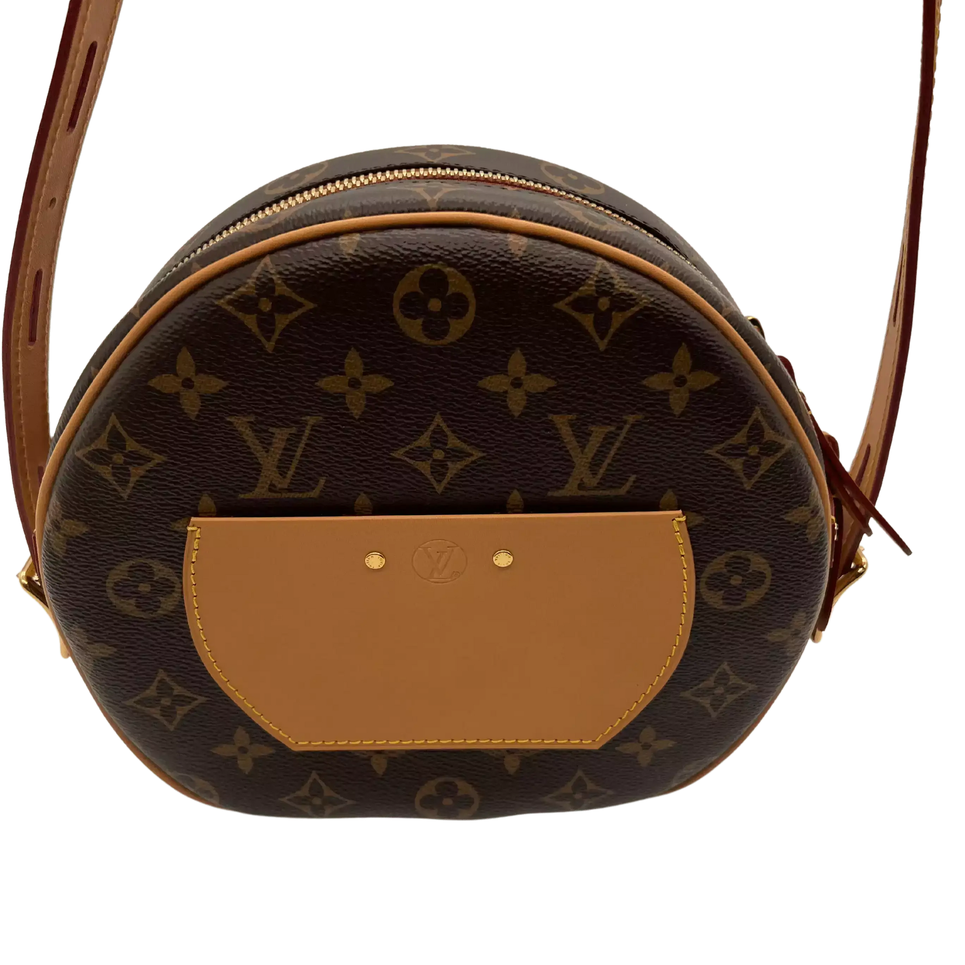 Louis Vuitton Taschen Gurt mit Round, Fullset mit Zertifikat